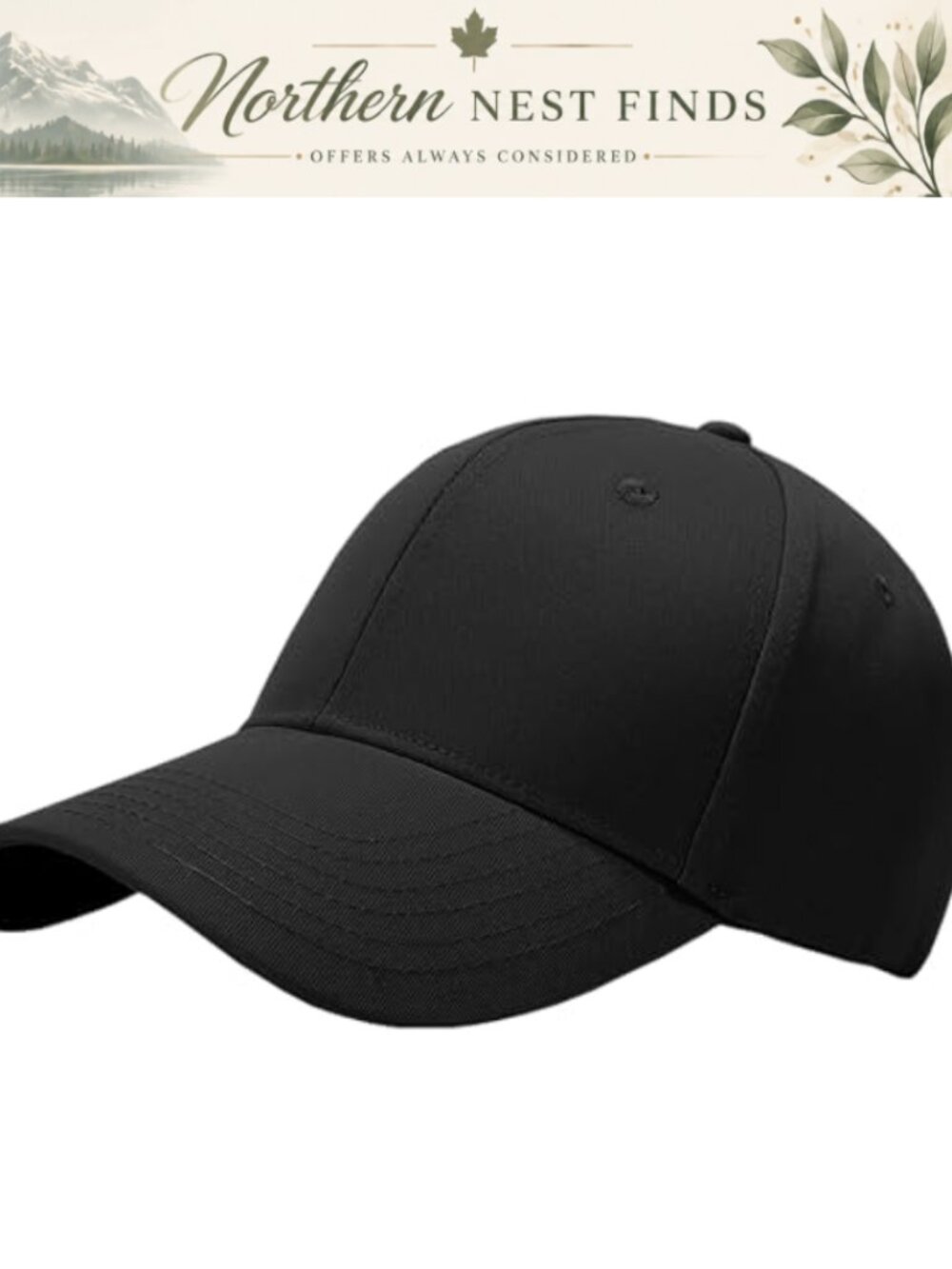 Cotton Baseball Cap Adjustable Dad Hat for Running Outdoor Workouts